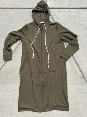 Grace Karin Long zip up tunic